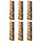 Set of 6 42"H Lighted Halloween Wooden Stacked Pumpkins Porch Sign with Timer